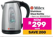 Milex Stainless Steel Kettle