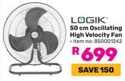 Logik 50cm Oscillating High Velocity Fan