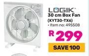 Logik 30cm Box Fan KYT30-TX6