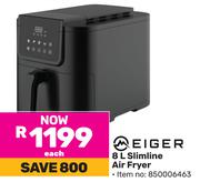Eiger 8Ltr Slimline Air Fryer