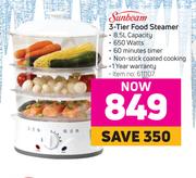 Sunbeam 3 Tier Food Steamer
