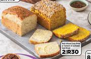 Herb Infused Soup Bread Or Turmeric & Sunflower Seen Bread-For 2