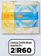 Comessa Tortilla Wraps Assorted 8's Pack-For 2