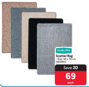 Multi Flor Scatter Rug-48 x 70cm Each