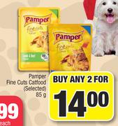 Pamper Fine Cuts Cat Food (Selected)-For Any 2 x 85g