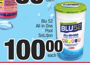 Blu 52 All In One Pool Solution-Each