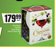 Olive Brook Carvivel Classic Red Or Natural Sweet Red-5L Each