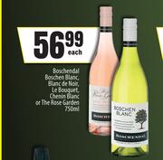 Boschendal Boschen Blanc, Blanc De Noir, Le Bouquet, Chenin Blanc Or The Rose Garden-750ml Each