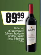 Nederburg The Winemasters Cabernet Sauvignon, Pinotage, Merlot, Shiraz Or Edelrood-750ml