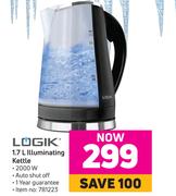 Logik 1.7L Illuminating Kettle