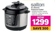 Salton 6L Electronic Pressure Cooker