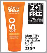Island Tribe Sunscreen Light Lotion SPF50-200ml