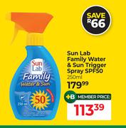 Sun Lab Family Water & Sun Trigger Spray SPF50-250ml