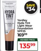 Yardley Hyda Tint Light Wear Foundation SPF25