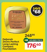 Deborah 24 Ore Perfect Long Lasting Compact Foundation