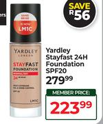 Yardley Stay Fast 24H Foundation SPF20