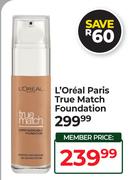 L'Oreal Paris True Match Foundation