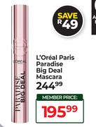 L'Oreal Paris Paradise Big Deal Mascara