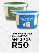 Food Lover's Fets Assorted-For Any 2 x 200g
