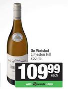 De Wetshof Limeston Hill-750ml Each