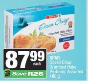 Spar Ocean Crisp Crumbed Hake Portions Assorted-480g Each