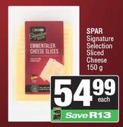 Spar Signature Selection Sliced Cheese-150g Each