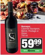Namaqua Cabernet Sauvignon, Merlot, Pinotage Or Shiraz-750ml