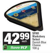 Spar Marksbury Select Danish Blue Cheese-100g 