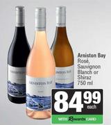 Arniston Bay Rose Sauvignon Blanc Or Shiraz-750ml Each