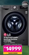 LG 12Kg Front Loader Washing Machine F4V9BW