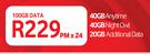 Vodacom Mobile Data-On 100GB Data