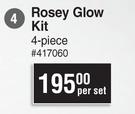Rosey Glow Kit (4 Piece)-Per Set