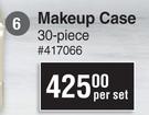 Makeup Case (30 Piece)-Per Set