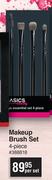 Basics Beauty 4 Piece Makeup Brush Set-Per Set