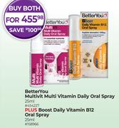 Better You Multivit Multi Vitamin Daily Oral Spray 25ml-For Both