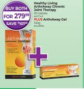 Healthy Living ArthrAway Chronic Joint Therapy 90 Tablets-For Both