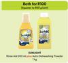 Sunlight Rinse Aid 200ml Plus Auto Dishwashing Powder 1Kg-Both For