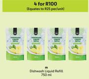 M Dishwash Liquid Refill-For 4 x 750ml