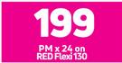 Itel Vision 1 Pro NL Smartphone-On Red Flexi 130