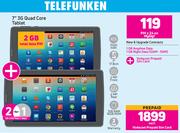 Telefunken 7" 3G Quad Core Tablet-Each