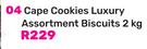 Cape Cookies Luxury Assortment Biscuits-2Kg