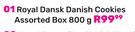 Royal Dansk Danish Cookies Assorted Box-800g
