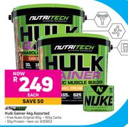 Nutritech Hulk Gainer Assorted-4kg Each