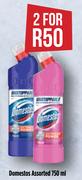 Domestos Assorted-For 2 x 750ml