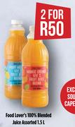 Food Lover's 100% Blended Juice Assorted-For 2 x 1.5L