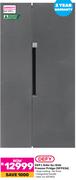 Defy Side-By-Side Freezer Fridge DFF536-559Ltr 