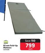 Campmaster 65mm Fold Up Mattress-Each