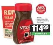 Nescafe Classic Coffee 200g Or Refill Pouch 230g