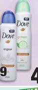 Dove Aerosal Deodorant (Selected)-150ml Each