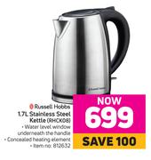 Russell Hobbs 1.7L Stainless Steel Kettle RHCK08